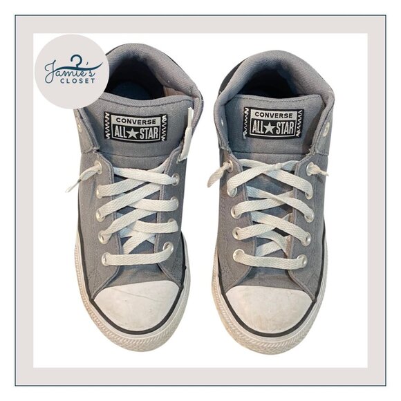 Converse Other - Converse All Star Sneakers | Gray Canvas | Big Kid Size 5 | GUC